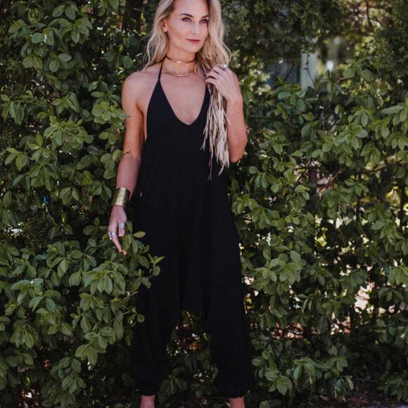 Black Clothing Bundle Women’s Jumpsuit Miami Joggers Savannah Harem - Picture 8 of 12